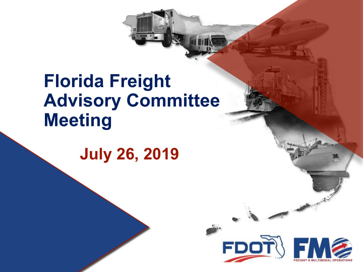 florida freight advisory committee meeting