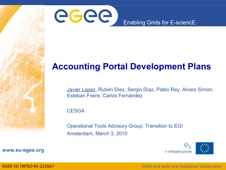 accounting portal development plans