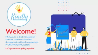 Welcome!  FINALLY, an in-kind management  software combined with child  development and family