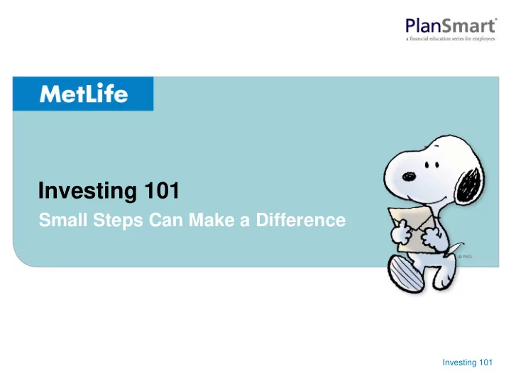 investing 101