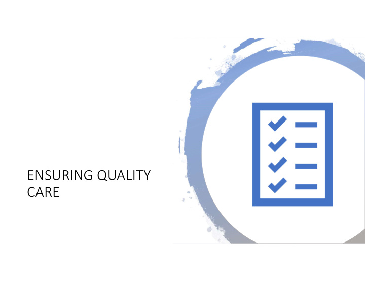 ensuring quality care business records