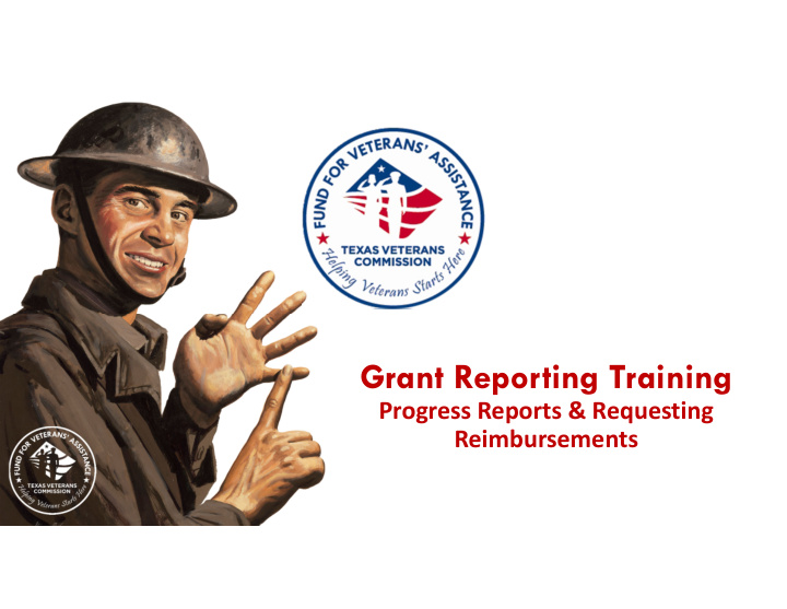 grant reporting training