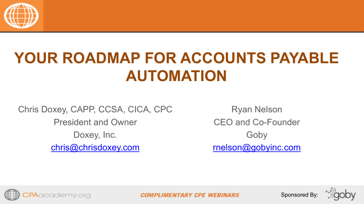 your roadmap for accounts payable automation