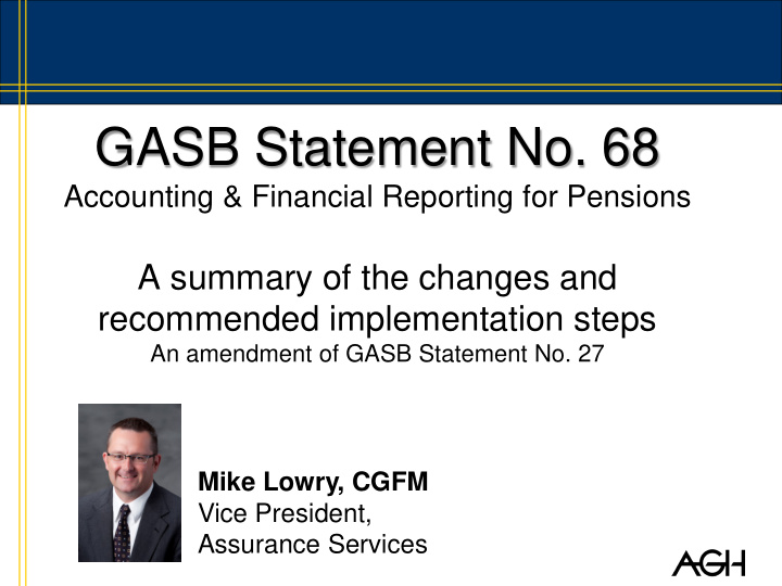 gasb statement no 68