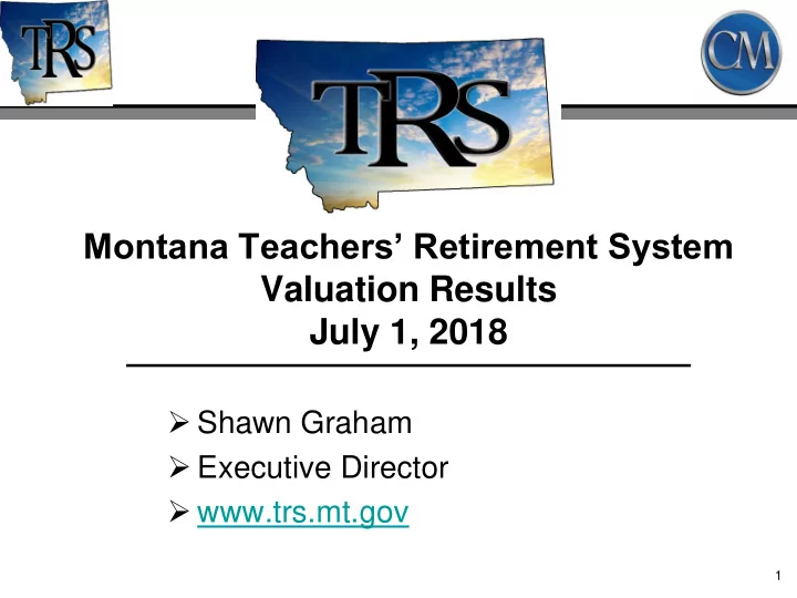 valuation results