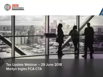 Agenda  Recent tax cases  CT losses following acquisition  CIS Gross payment status appeal