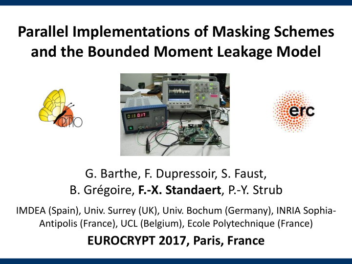 and the bounded moment leakage model