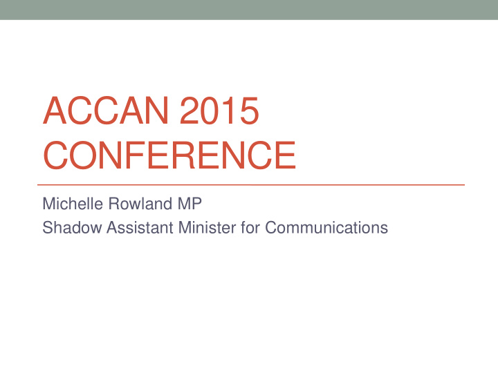 accan 2015