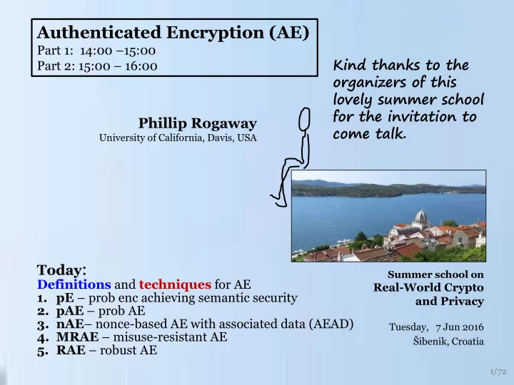real world crypto and privacy june 2016