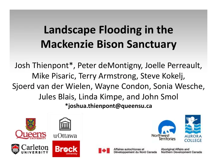 landscape flooding in the landscape flooding in the