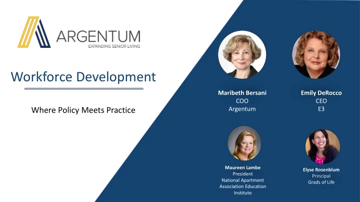 workforce development