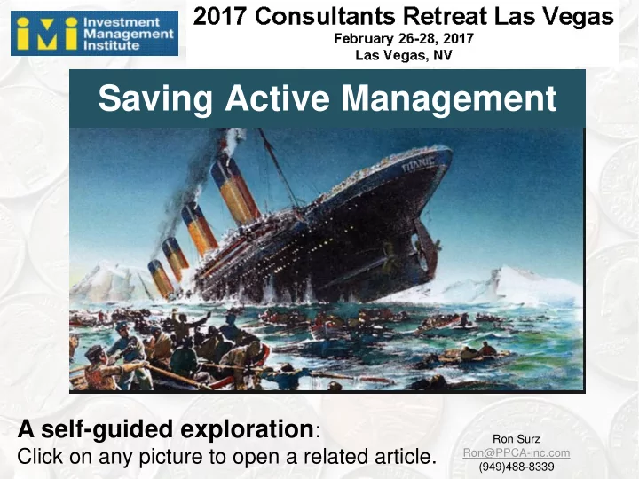 saving active management