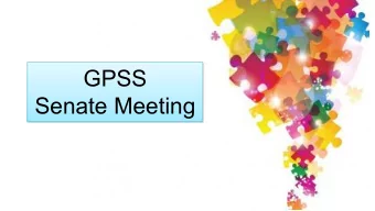 Senate Meeting  Call to Order  Alex Bolton  Approval of Agenda  Alex Bolton 1. CALL TO ORDER : 5:38