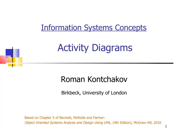 activity diagrams