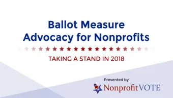 Agenda  What are ballot measures?  Kellie Dupree  What are 501(c)(3) organizations  Director