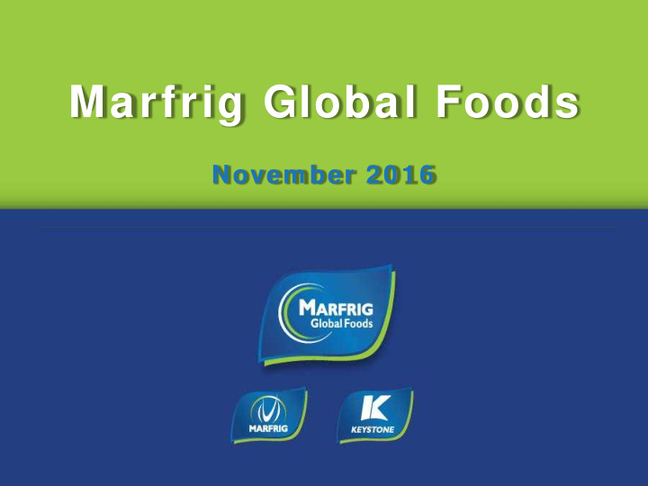 marfrig global foods