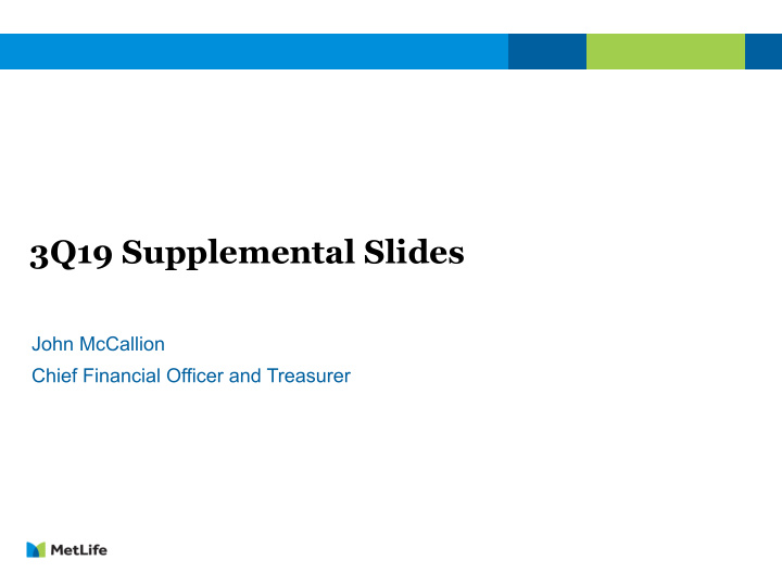 3q19 supplemental slides