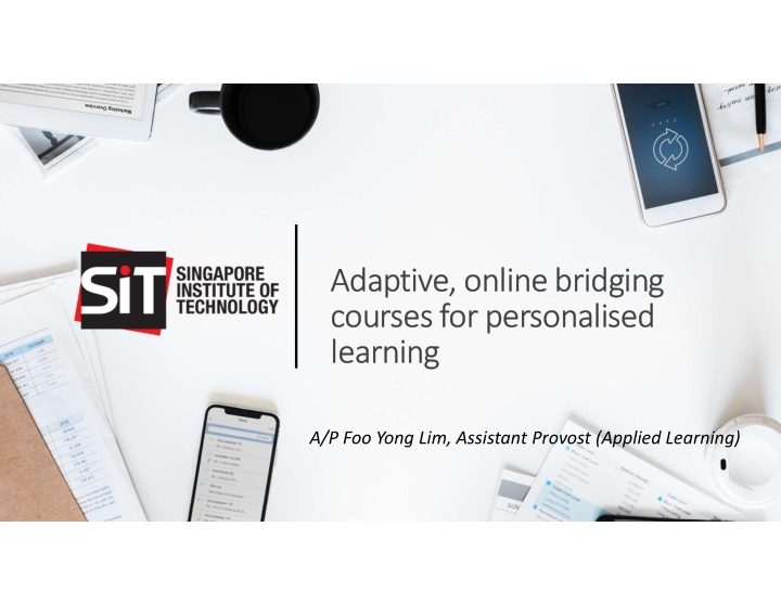 adaptive online bridging courses for personalised learning