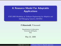 a resource model for adaptable applications