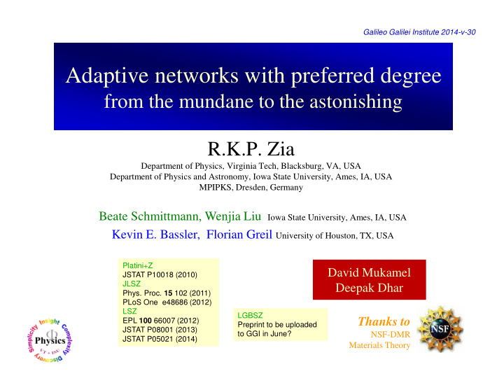 adaptive networks with preferred degree