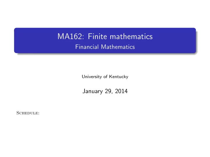 ma162 finite mathematics