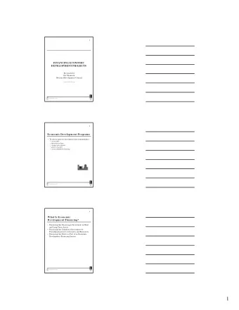 1  4  Econom ic Developm ent Projects  May Seem  Riskier   Pioneering Project   Business with