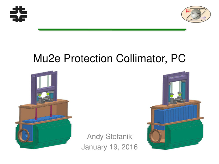 mu2e protection collimator pc