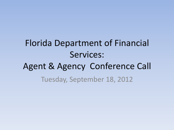 agent agency conference call