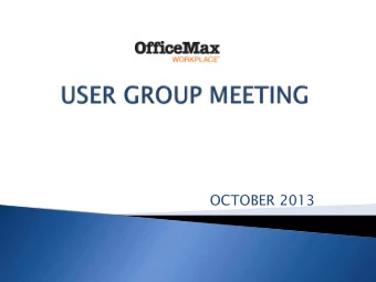 OCTOBER 2013  Blanket POs are valid only through June 10 of  each fiscal year.  POs are