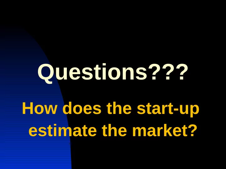 questions