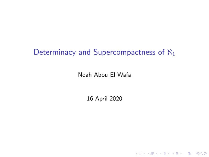 strongly compact and supercompact cardinals