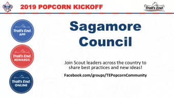 Sagamore  Council  Join Scout leaders across the country to  share best practices and new ideas!