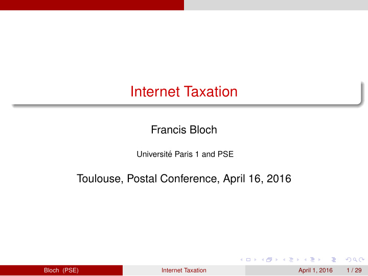 internet taxation