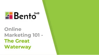 Online  Marketing 101 -  The Great  Waterway  HELLO!  I am Max Sadlowski  CEO of BentoSMB Inc,