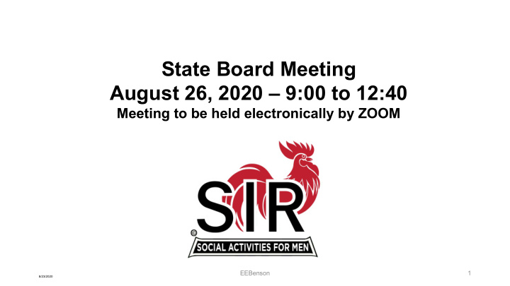 state board meeting august 26 2020 9 00 to 12 40