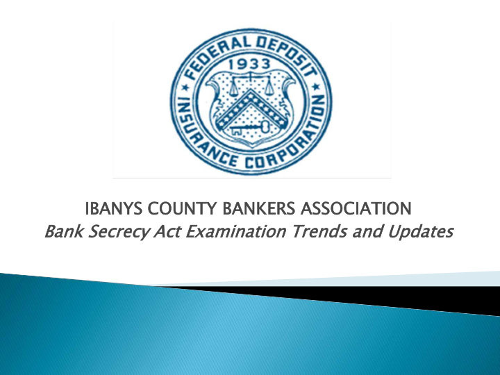 ibanys cou county ty b bankers ers assoc ociati tion