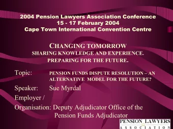 STRUCTURE OF TALK  THE PRESENT MODEL  PROBLEMS WITH THE EXISTING MODEL AND  JURISDICTION  PROPOSALS