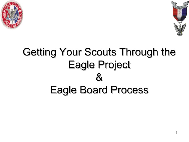 getting your scouts through the getting your scouts