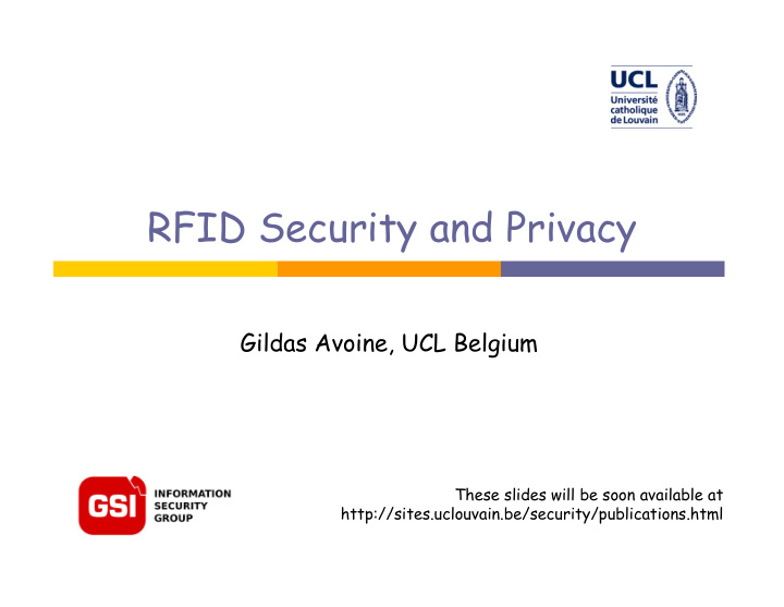 rfid security and privacy