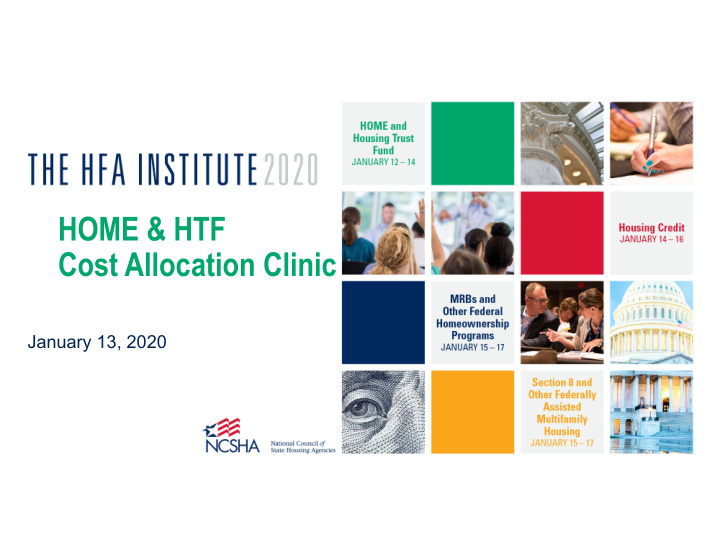 home htf cost allocation clinic