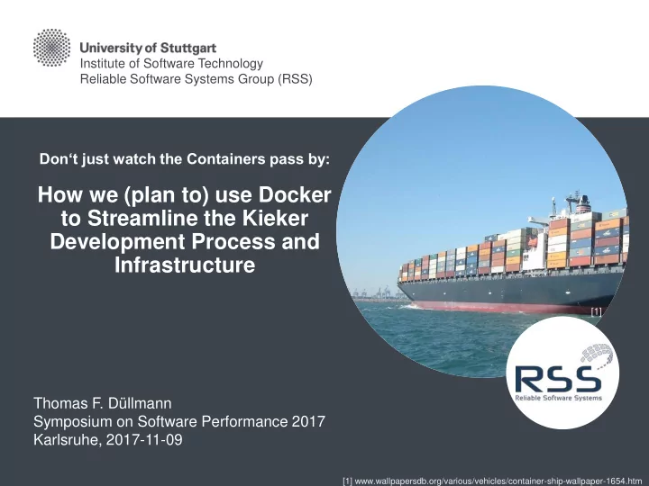to streamline the kieker
