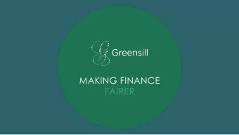 MAKING FINANCE  FAIRER  provided  $143bn  with  100+  Making access to  of financing  institutional