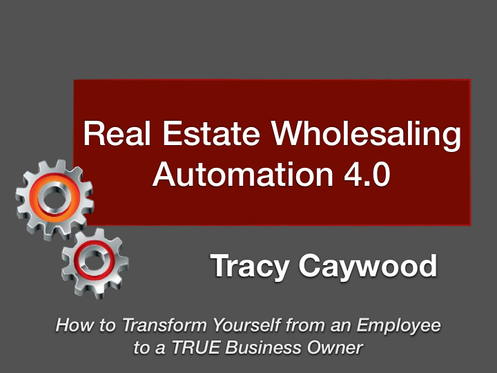 real estate wholesaling automation 4 0