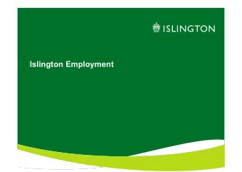 Islington Employment  Labour market in Islington    There is strong demand for labour in