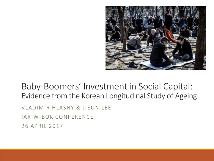baby boomers investment in social capital