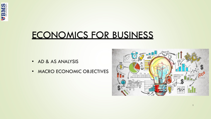 economics for business