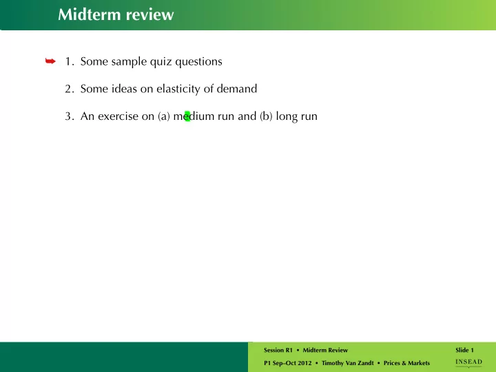 midterm review