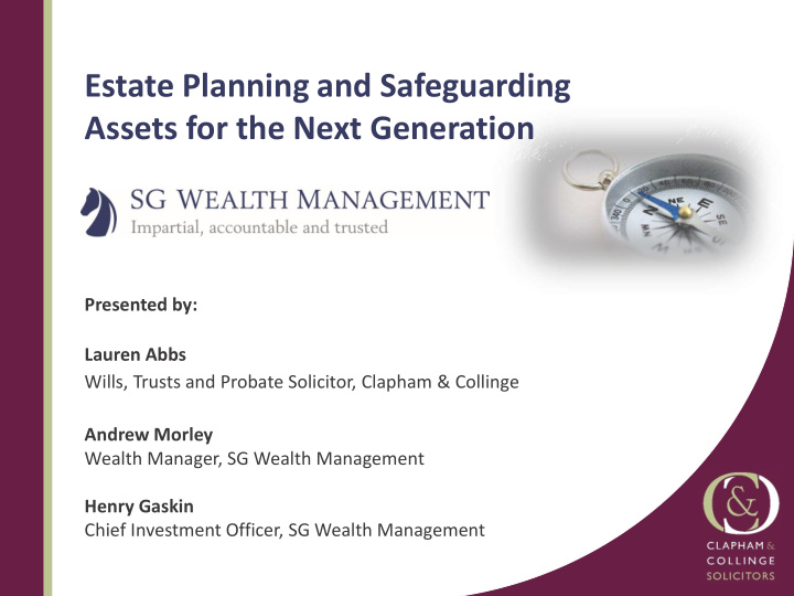 assets for the next generation