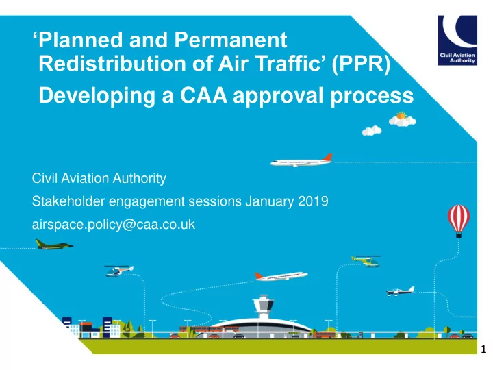 redistribution of air traffic ppr