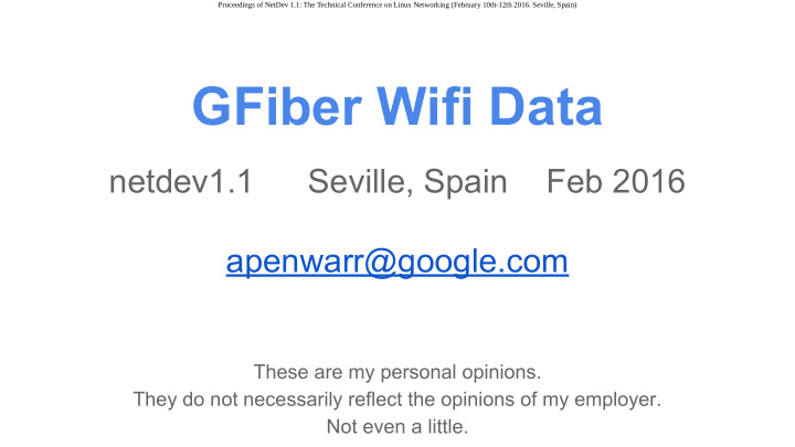 gfiber wifi data